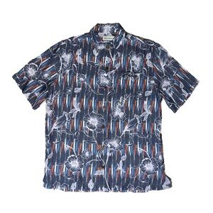 Mens Caribbean tropical Hawaiian shirt
